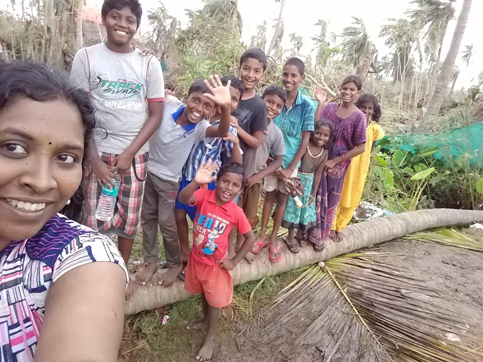 Reshmi’s community outreach with children